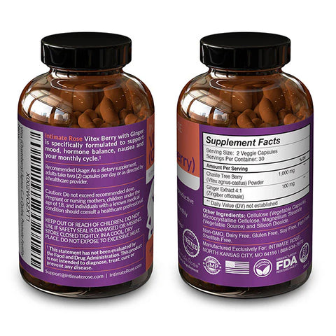 Vitex Chasteberry for Women - Natural Hormone Balance & PMS Support