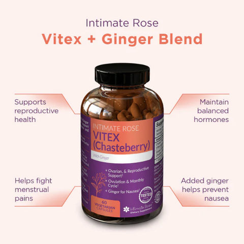 Vitex Chasteberry for Women - Natural Hormone Balance & PMS Support