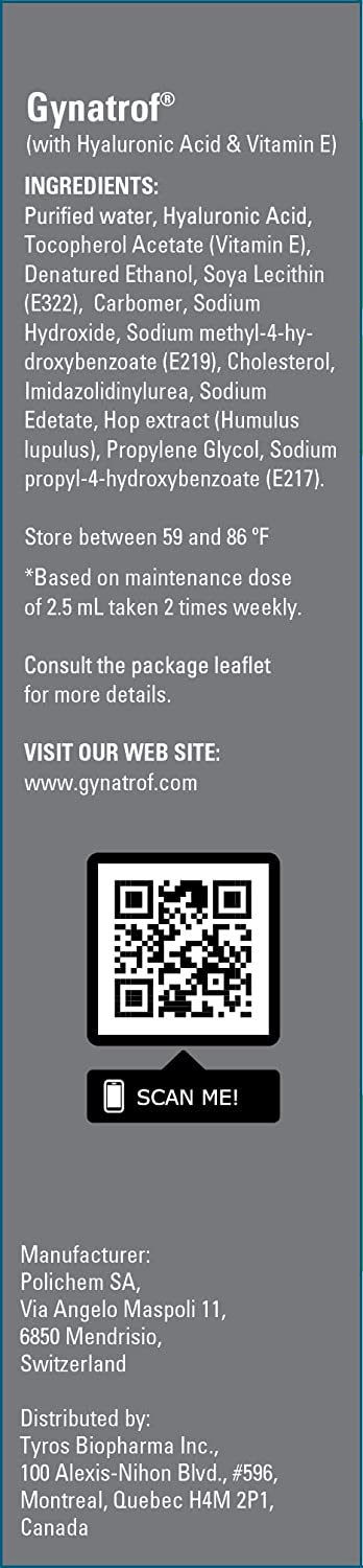 Gynatrof Natural Vaginal Moisturizer