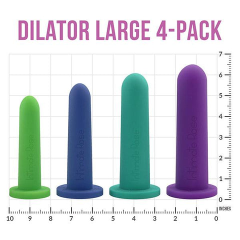 Ensemble de dilatateur vaginal Intimate Rose® Large