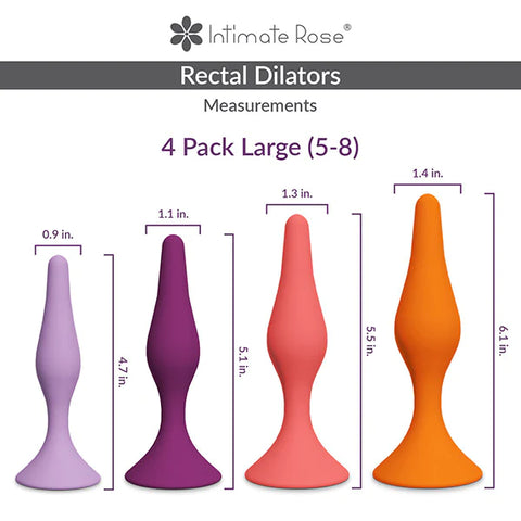 Ensemble de grands dilatateurs anaux Intimate Rose®