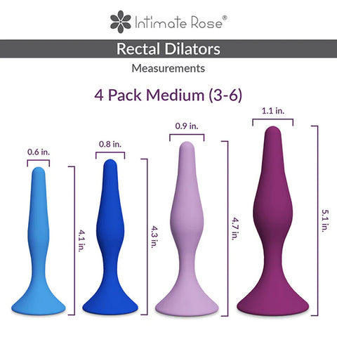 Ensemble de dilatateurs anaux intimes Rose® Medium