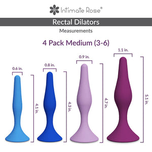 Intimate Rose® Medium Anal Dilators Set