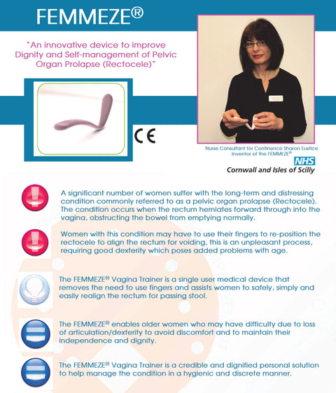 Femmeze® Vaginal Tool for Rectocele & Constipation