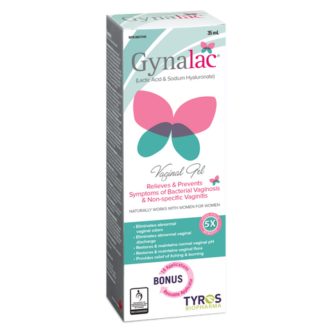 Gynalac® Vaginal Gel for BV Treatment (35 mL)