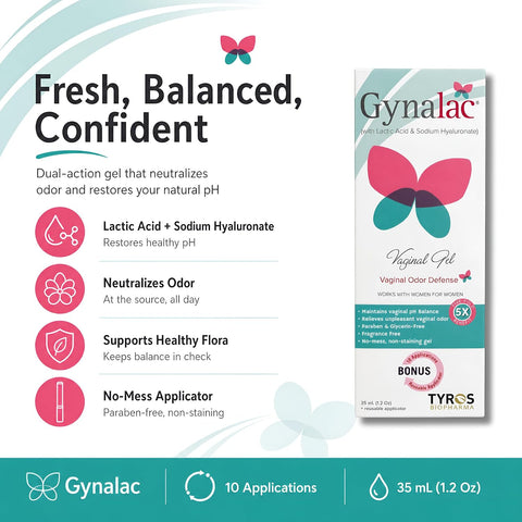 Gynalac® Vaginal Gel for BV Treatment (35 mL)
