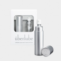 Überlube Good-to-Go Traveler in silver with cap, 15 ml cartridge and box