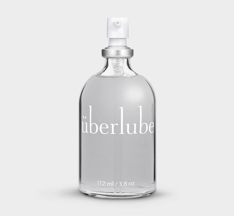 Überlube premium silicone lubricant 112 ml glass pump bottle