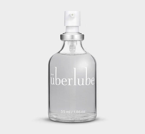 Überlube premium silicone lubricant 55 ml glass pump bottle